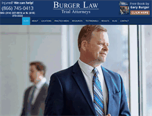 Tablet Screenshot of burgerlaw.com